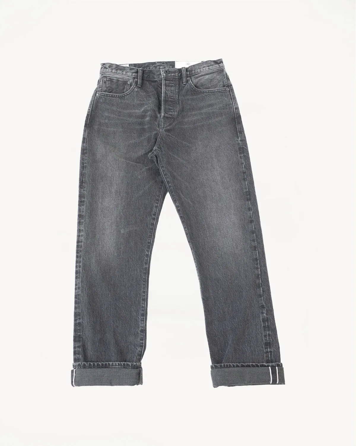 15oz - Washed Selvedge Strider Pant - Light Stealth