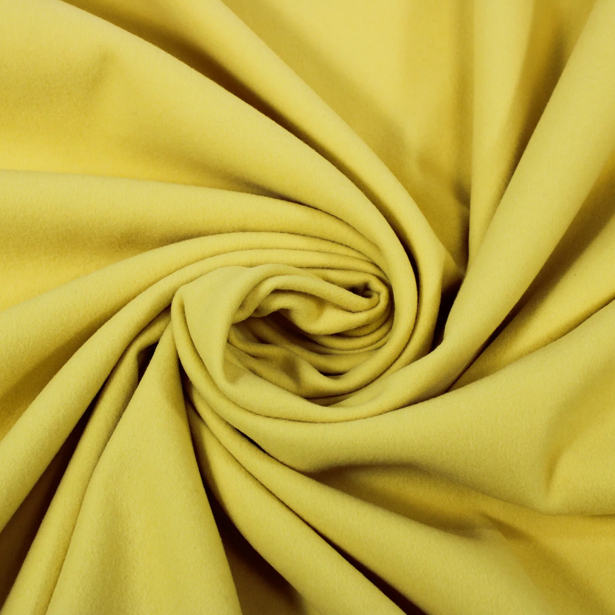 2 YARDS YELLOW FELTED WOOL