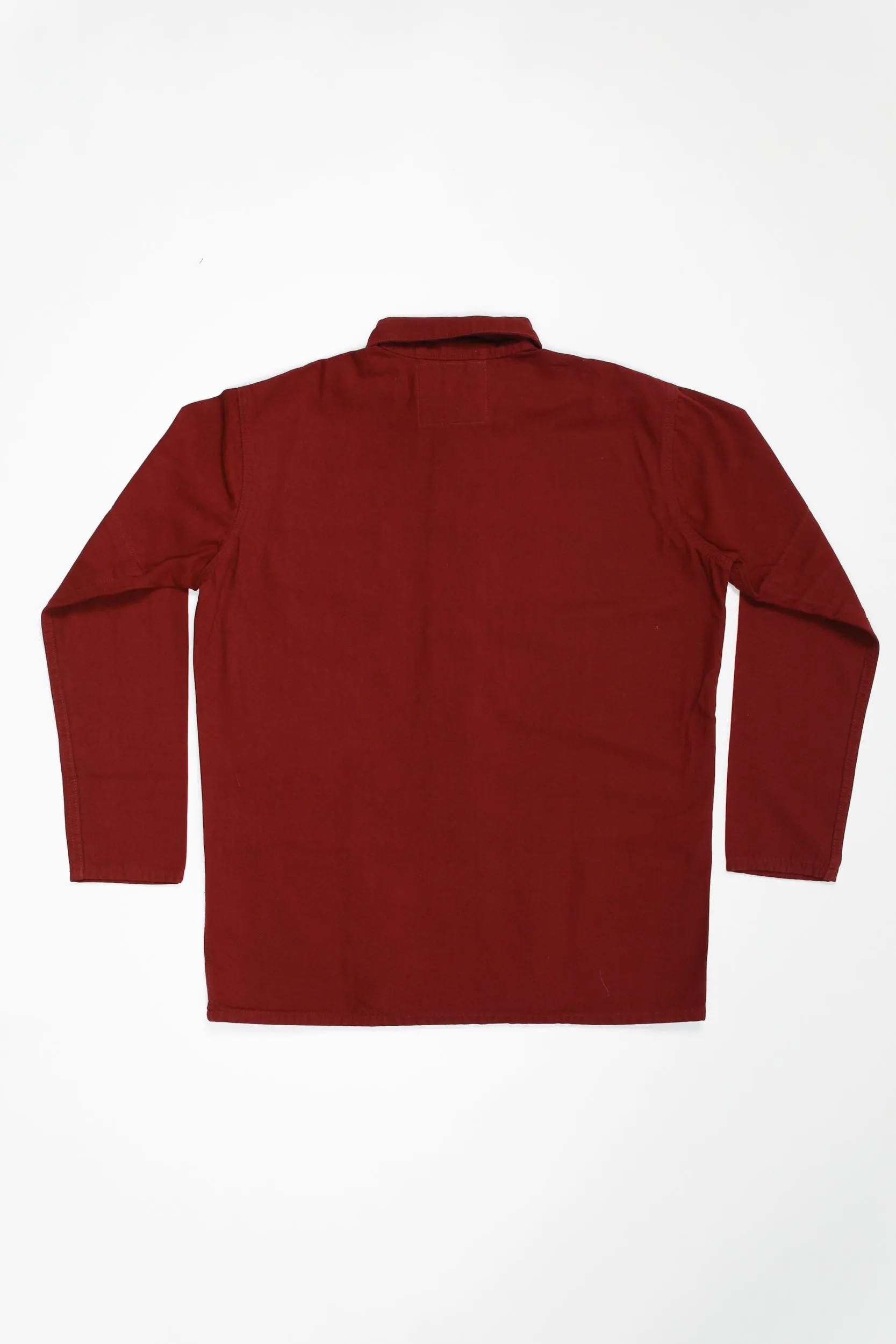 3001 Button Overshirt | Merlot