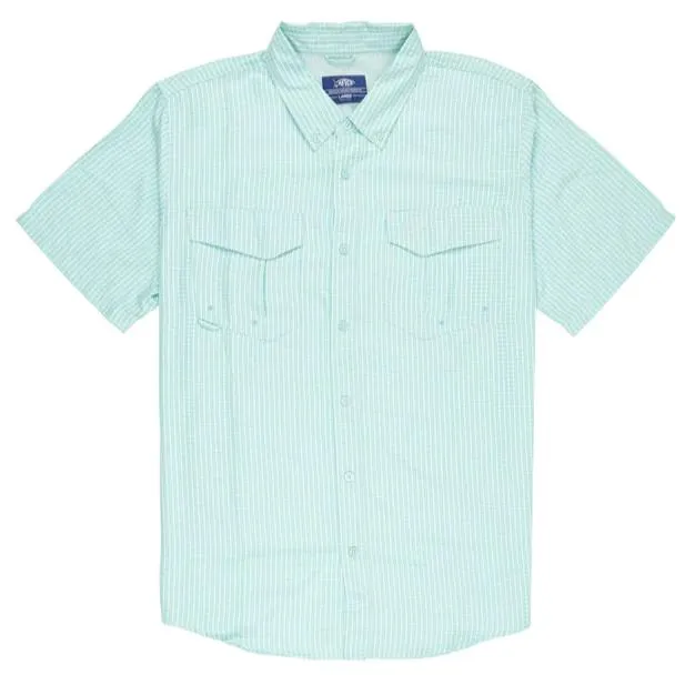 Aftco Sirius Short Sleeve Mini Check Woven Shirt