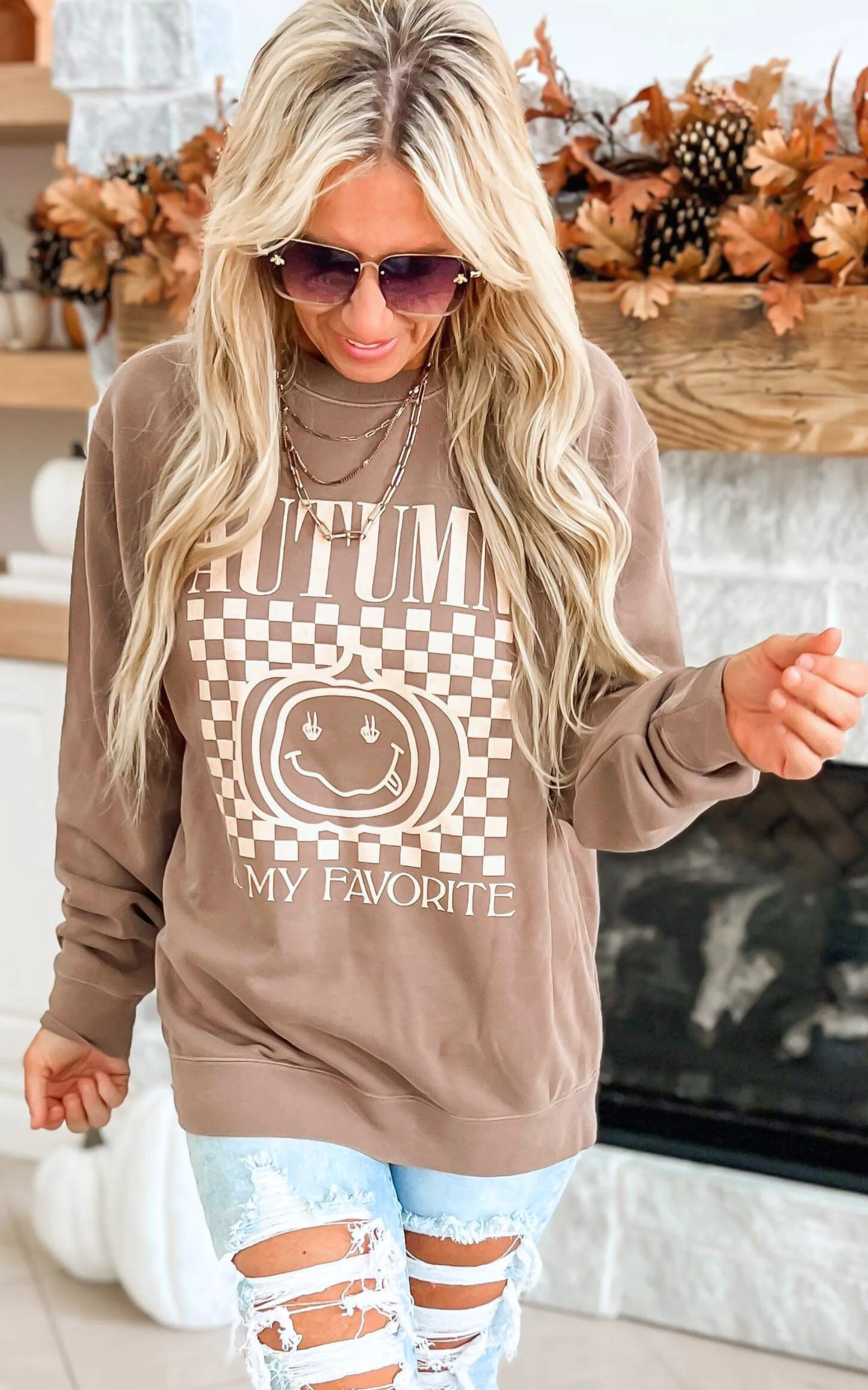 Autumn is My Favorite Sweatshirt** - Final Sale