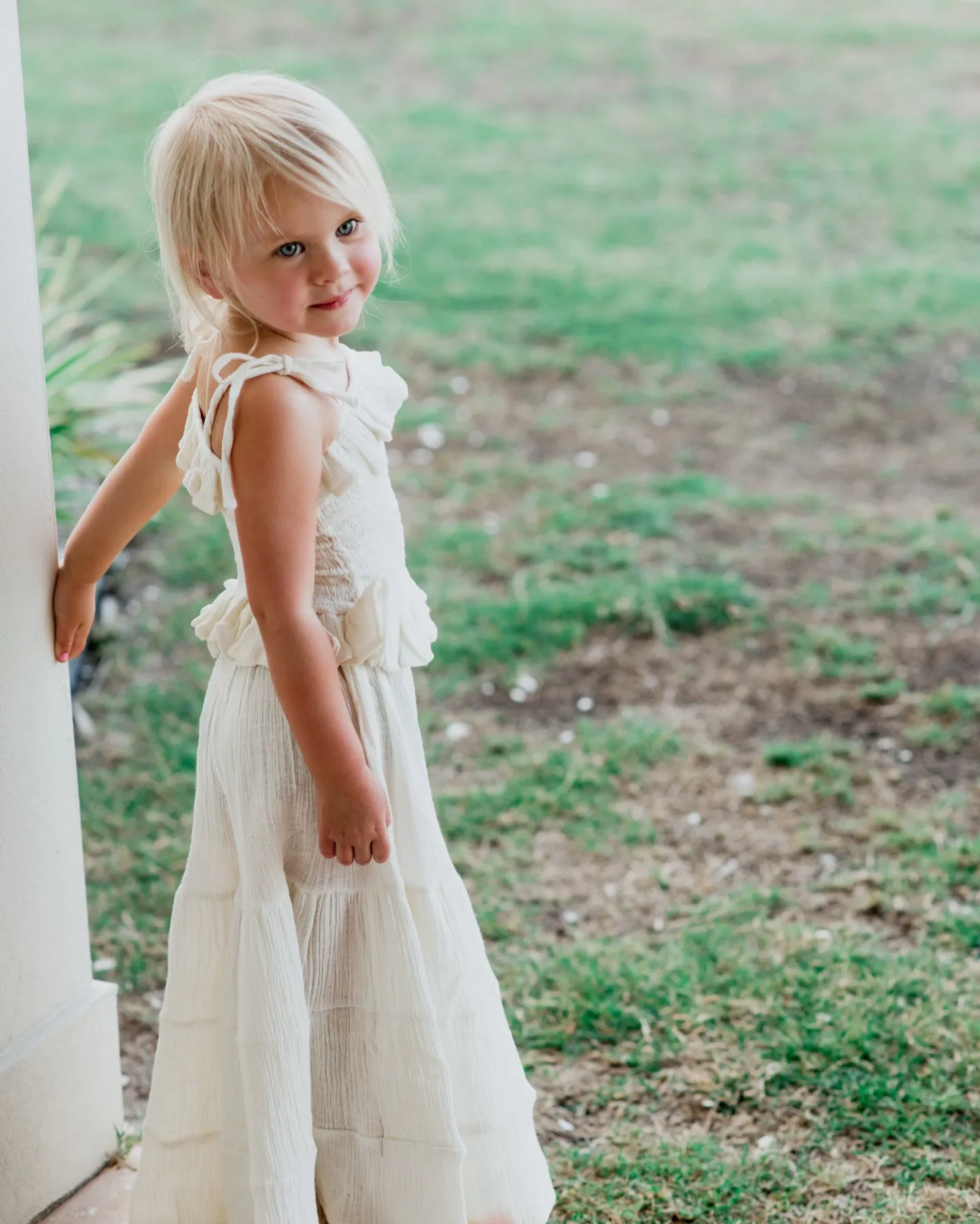 Bella Maxi Pants (light ivory muslin)