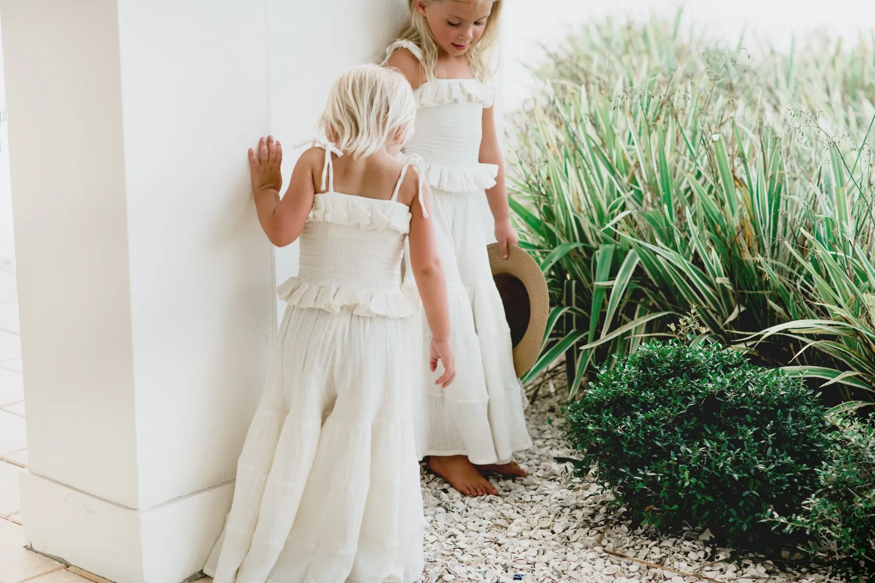 Bella Maxi Pants (light ivory muslin)