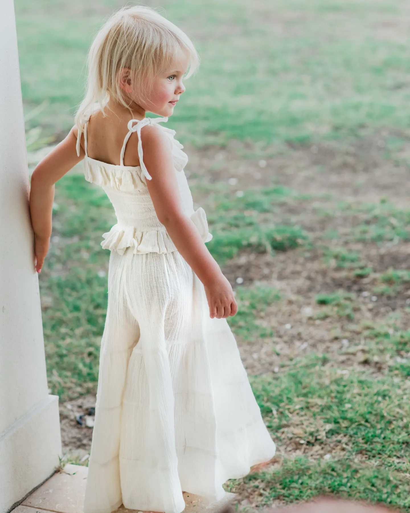 Bella Maxi Pants (light ivory muslin)