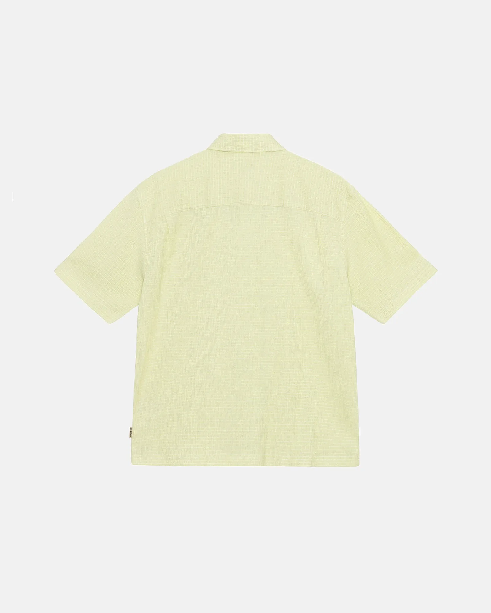 BOXY FLAT HEM SHIRT CRINKLED