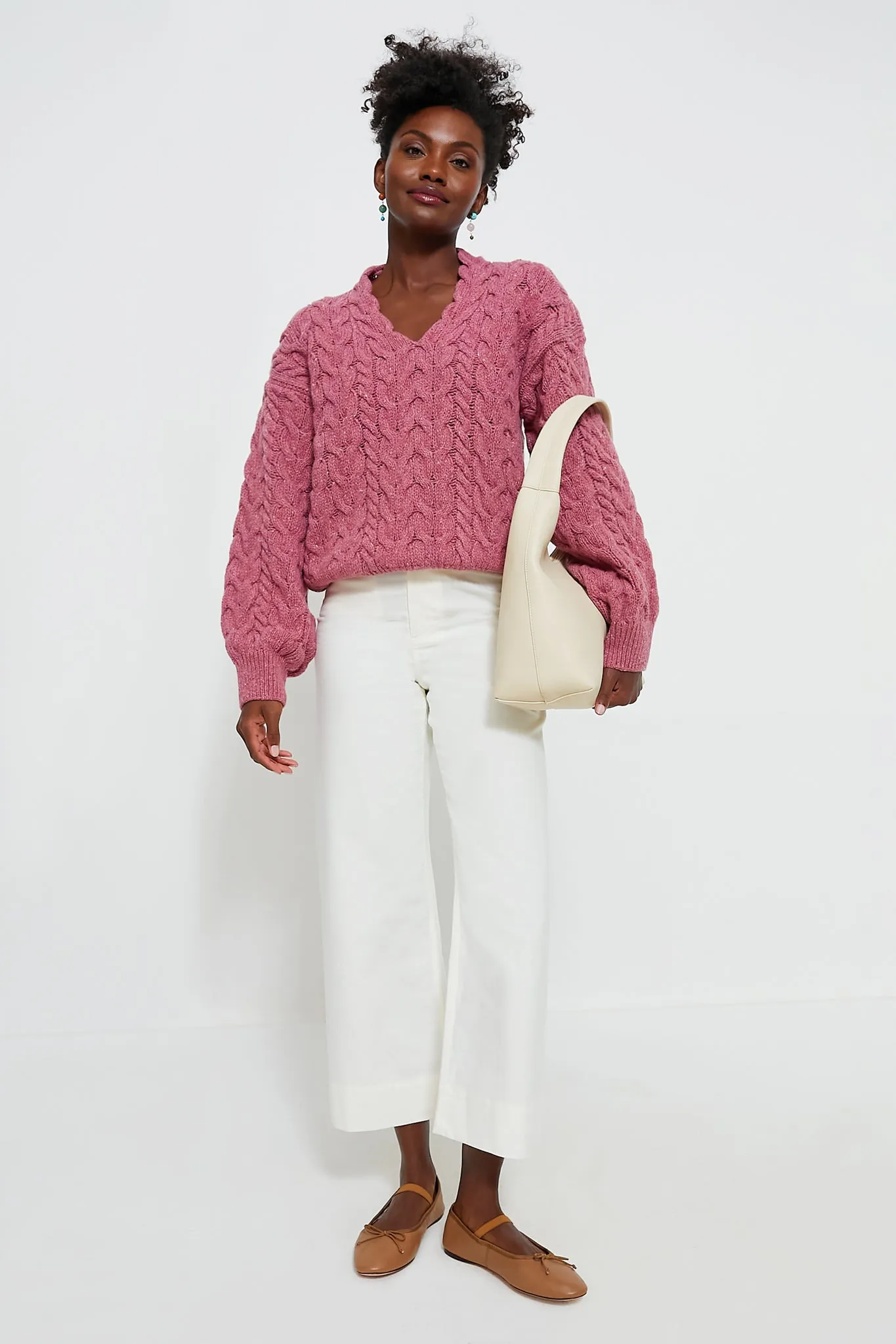 Bubblegum Hapenny Horseshoe Sweater