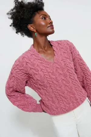 Bubblegum Hapenny Horseshoe Sweater