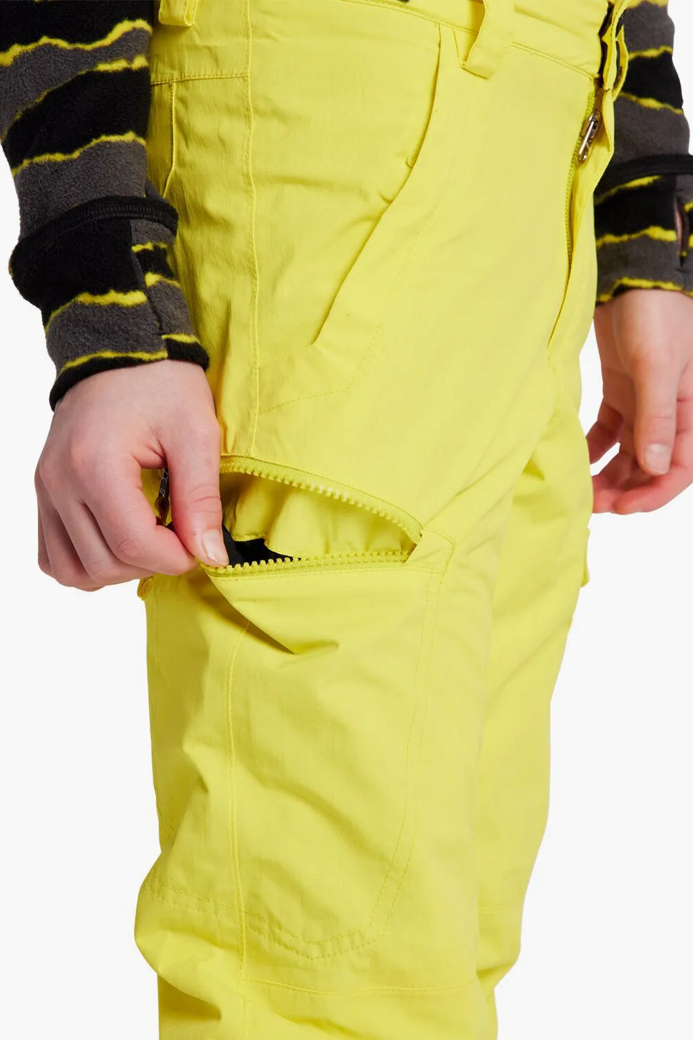 Burton Kids Exile Cargo Pant - Sulphur Yellow (Size 14/16 left)