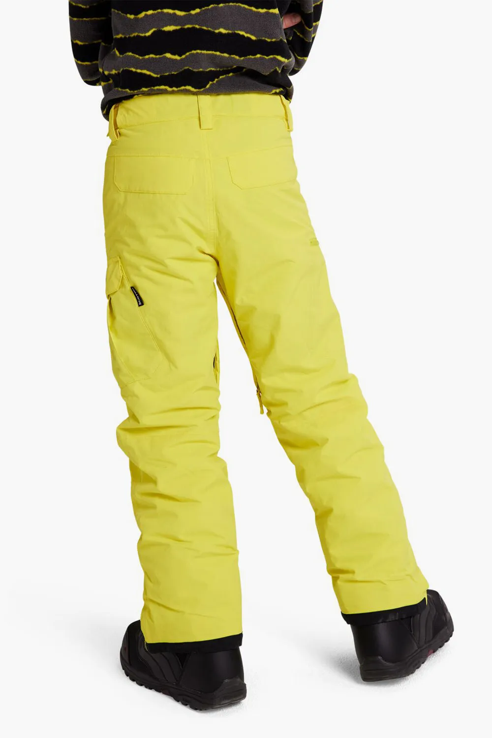 Burton Kids Exile Cargo Pant - Sulphur Yellow (Size 14/16 left)