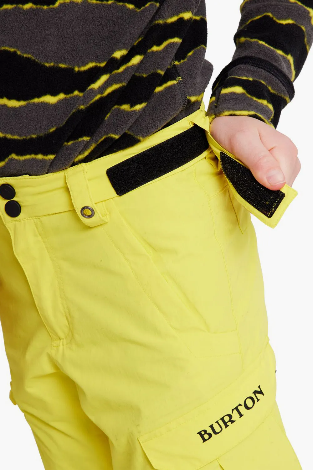 Burton Kids Exile Cargo Pant - Sulphur Yellow (Size 14/16 left)