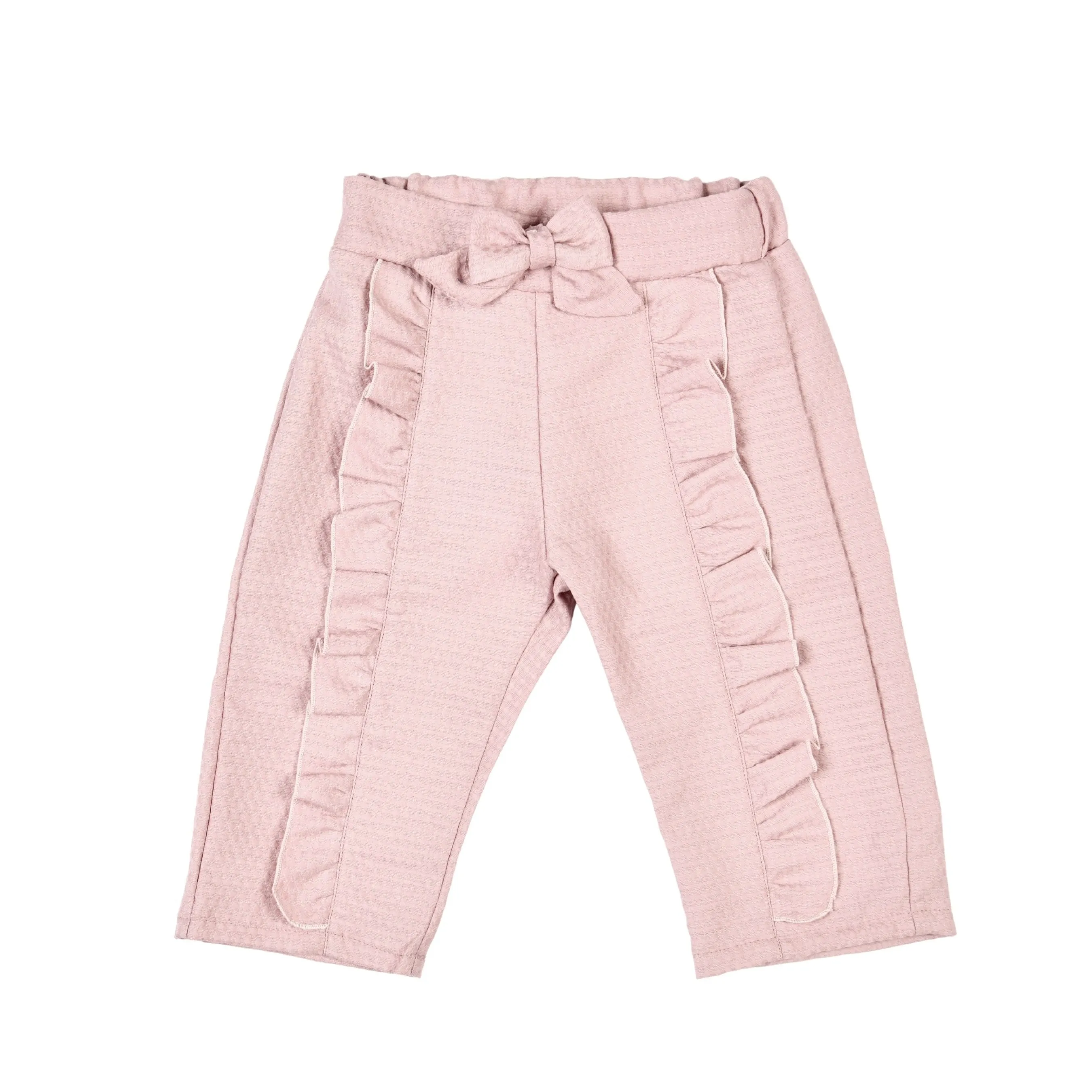 Camille | Girls Mauve Cotton Trousers