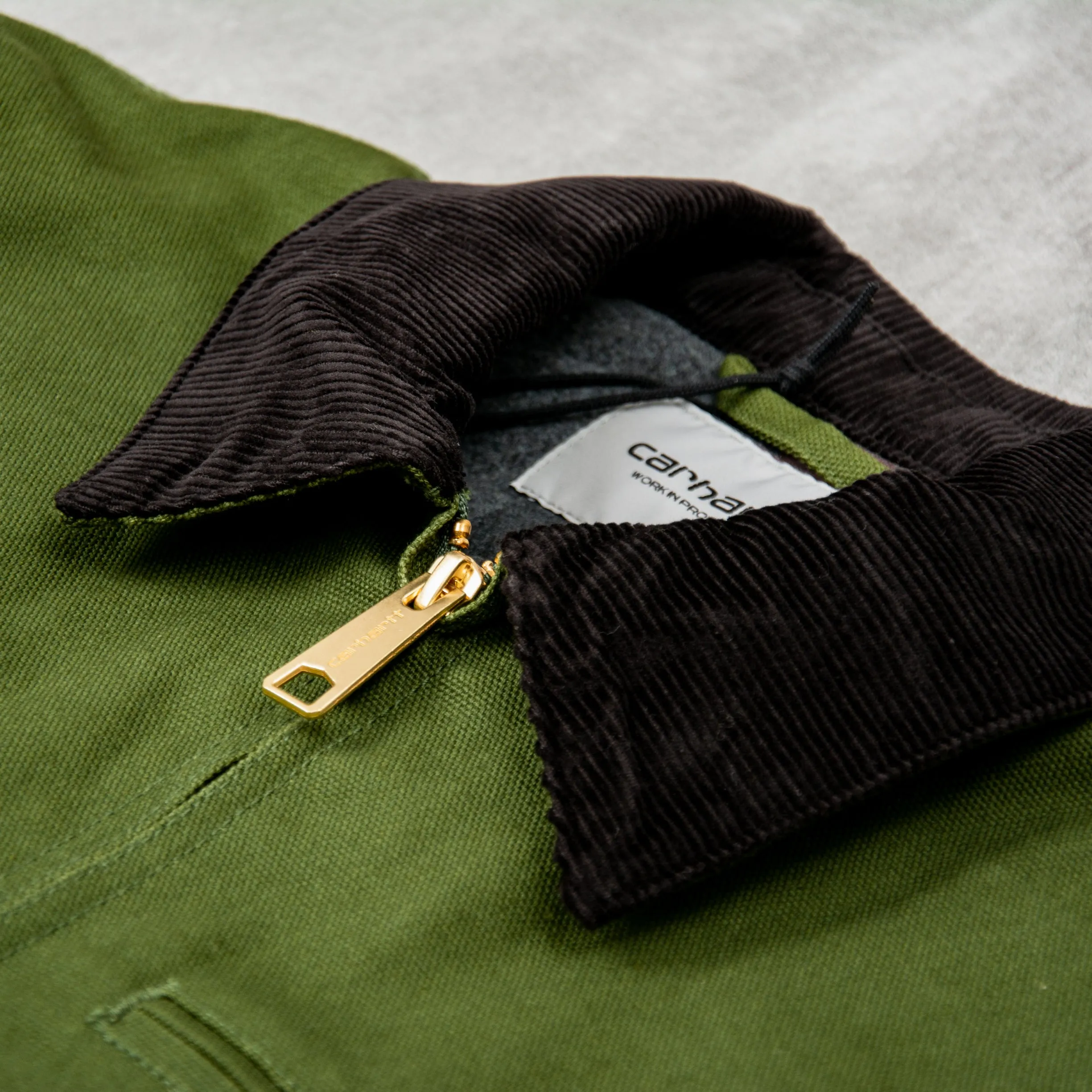 Carhartt WIP Detroit Jacket - Tarragon / Black Rigid