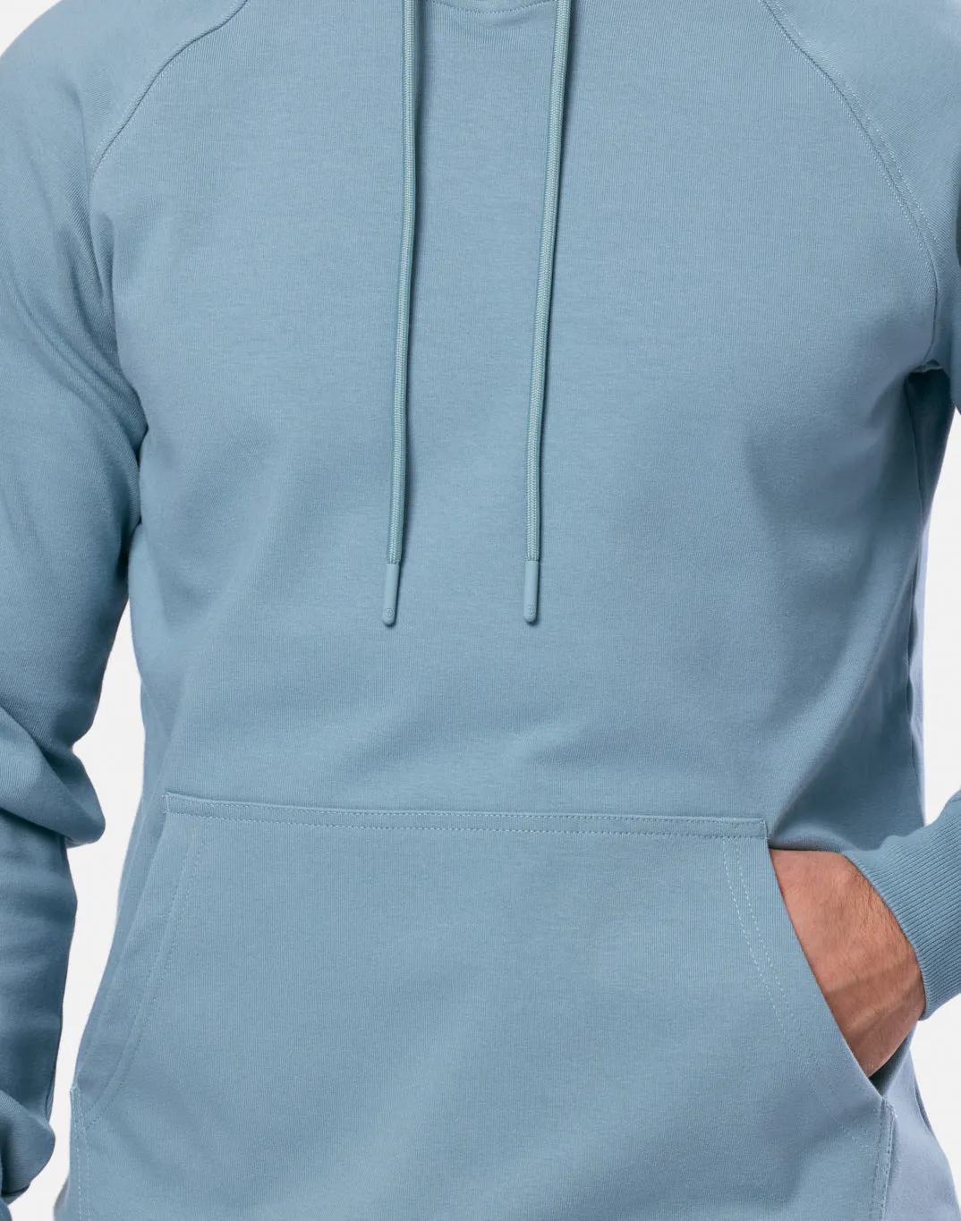 Chill Patch Hoodie in Steel Blue