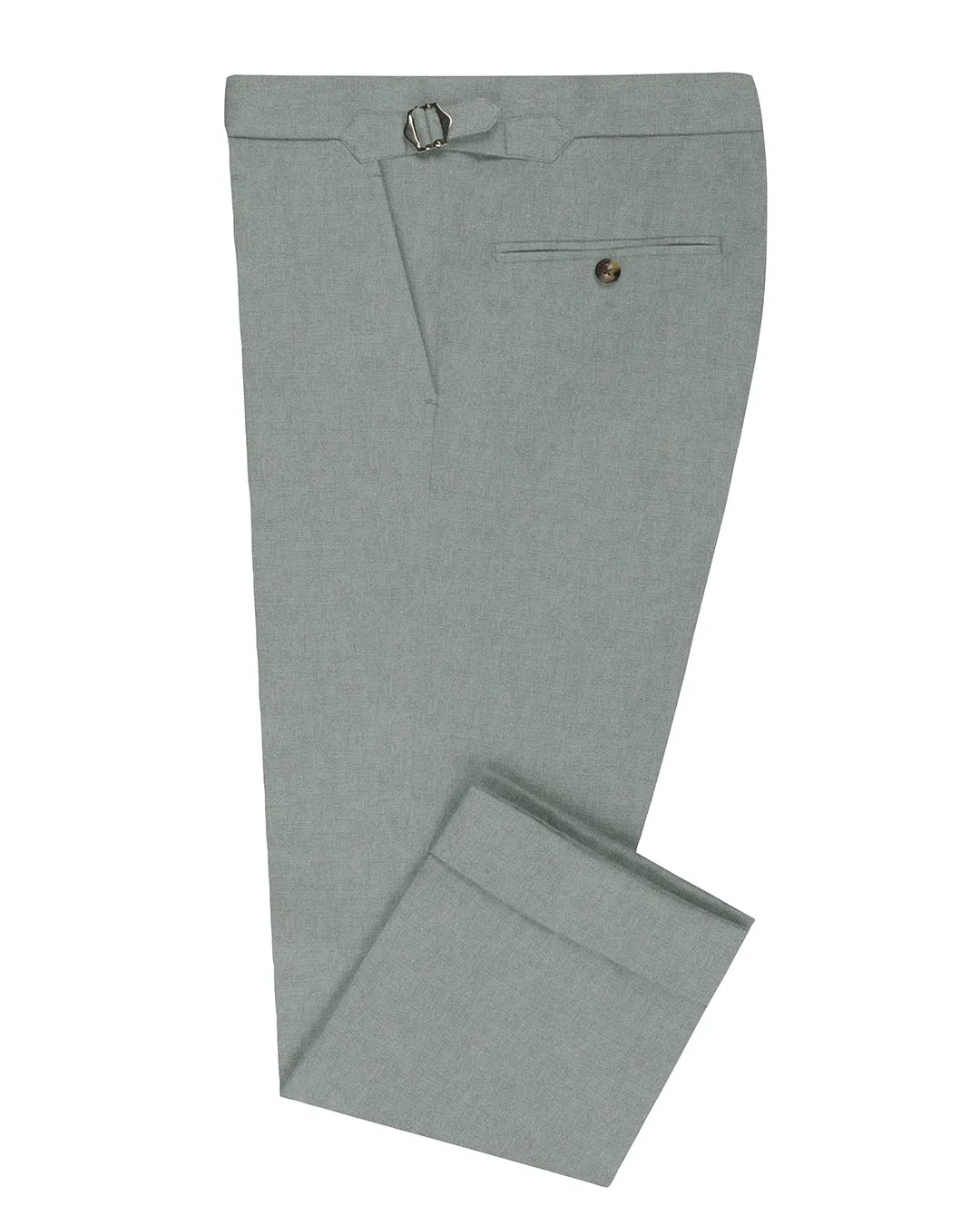 Dugdale Flannel: Light Grey Twill 14 Oz Suit