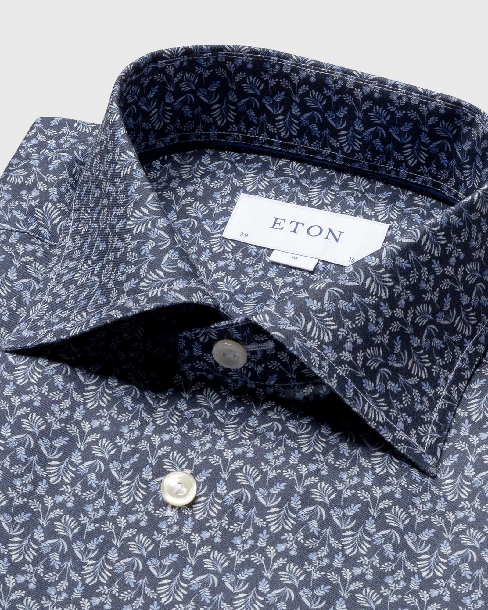 ETON 10000078529 BLUE SLIM SC SHIRT