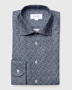 ETON 10000078529 BLUE SLIM SC SHIRT