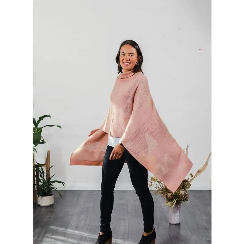 Highflyer Poncho/Scarf – Blush