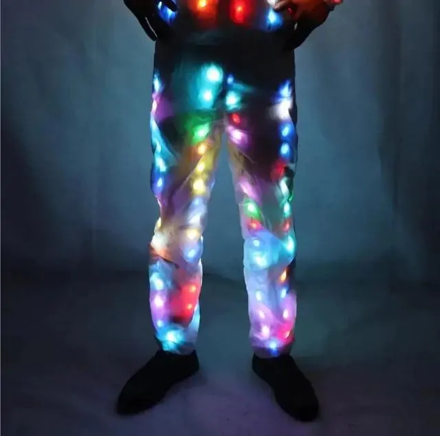 Illuminating Light Pants Creative Waterproof Clothes^