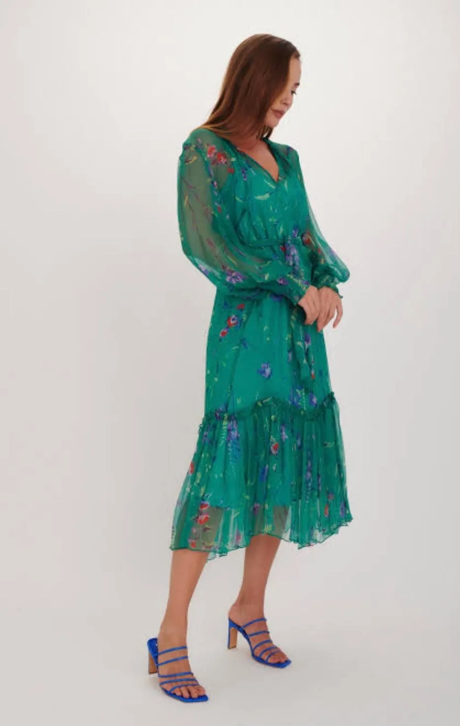 Kamare Hope Silk Dress - Wisteria