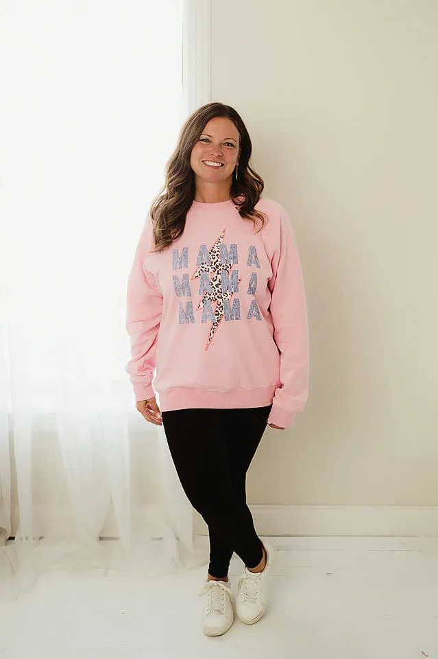 Leopard Mama Sweatshirt