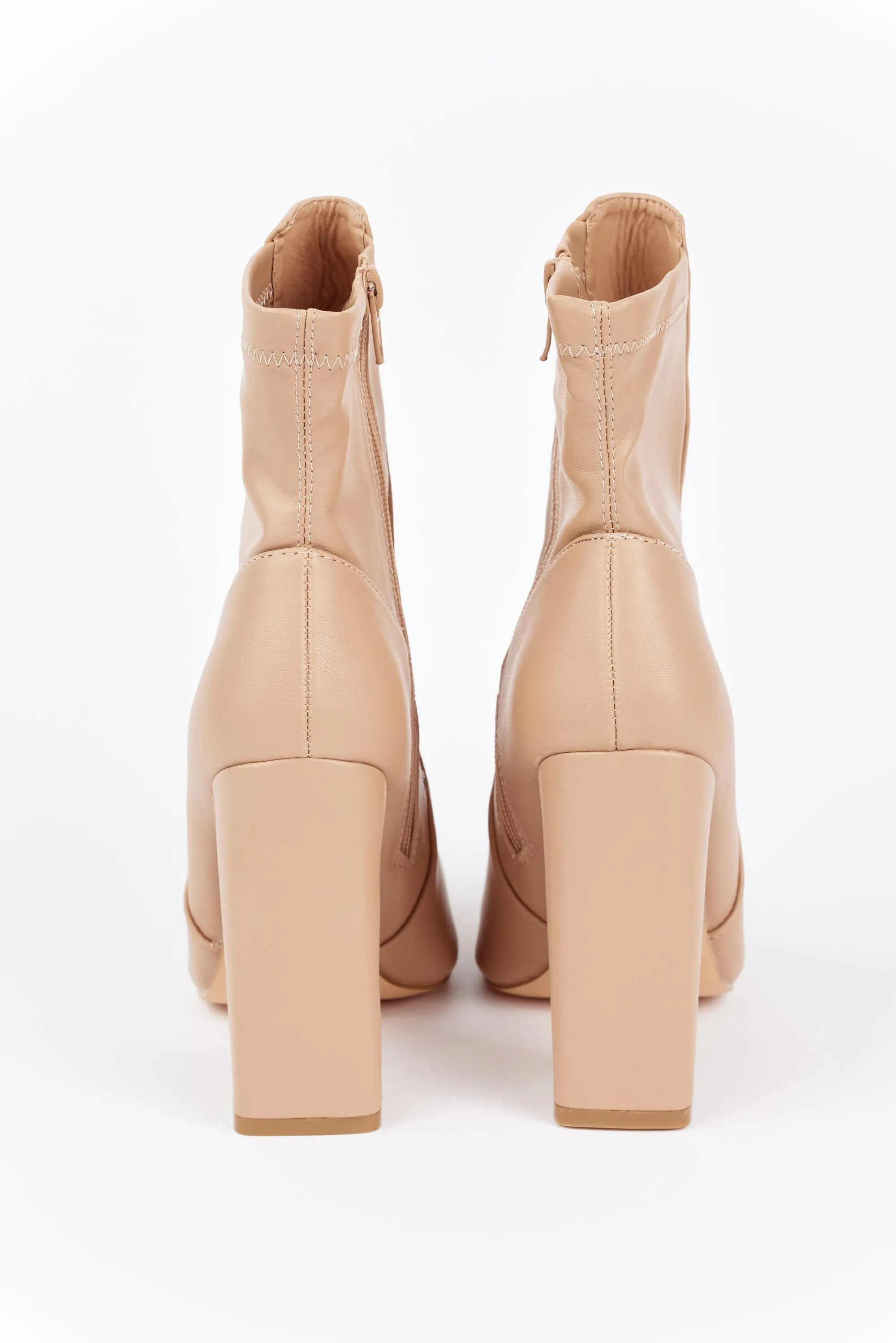 Maddie Booties- Tan