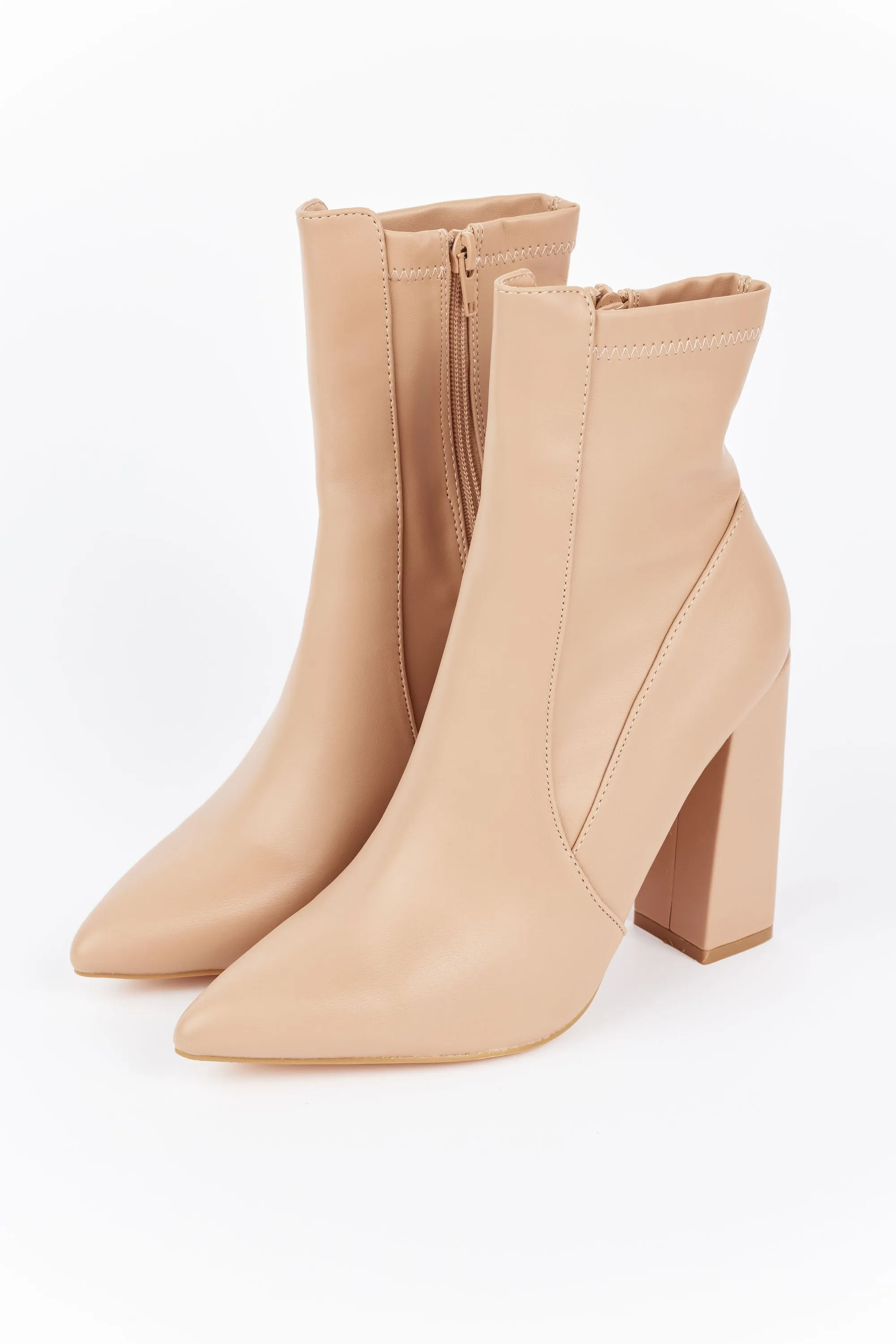 Maddie Booties- Tan