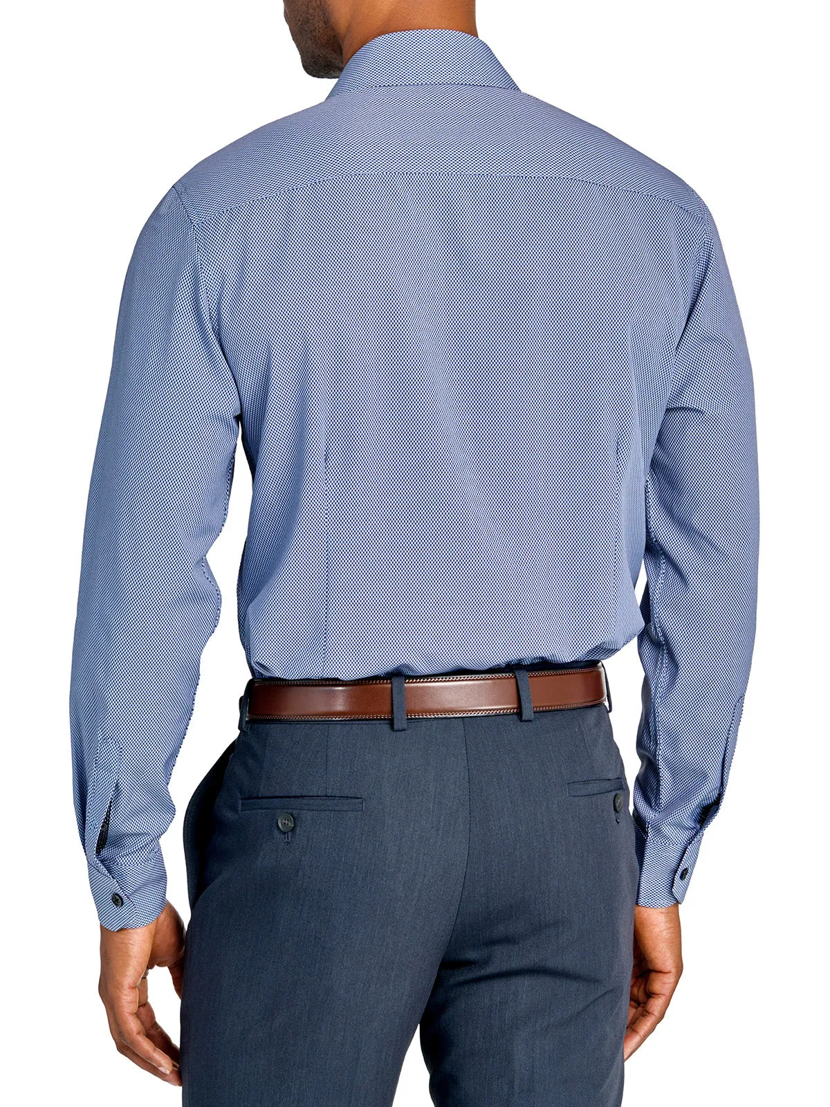 Micro Diamond Performance Dress Shirt