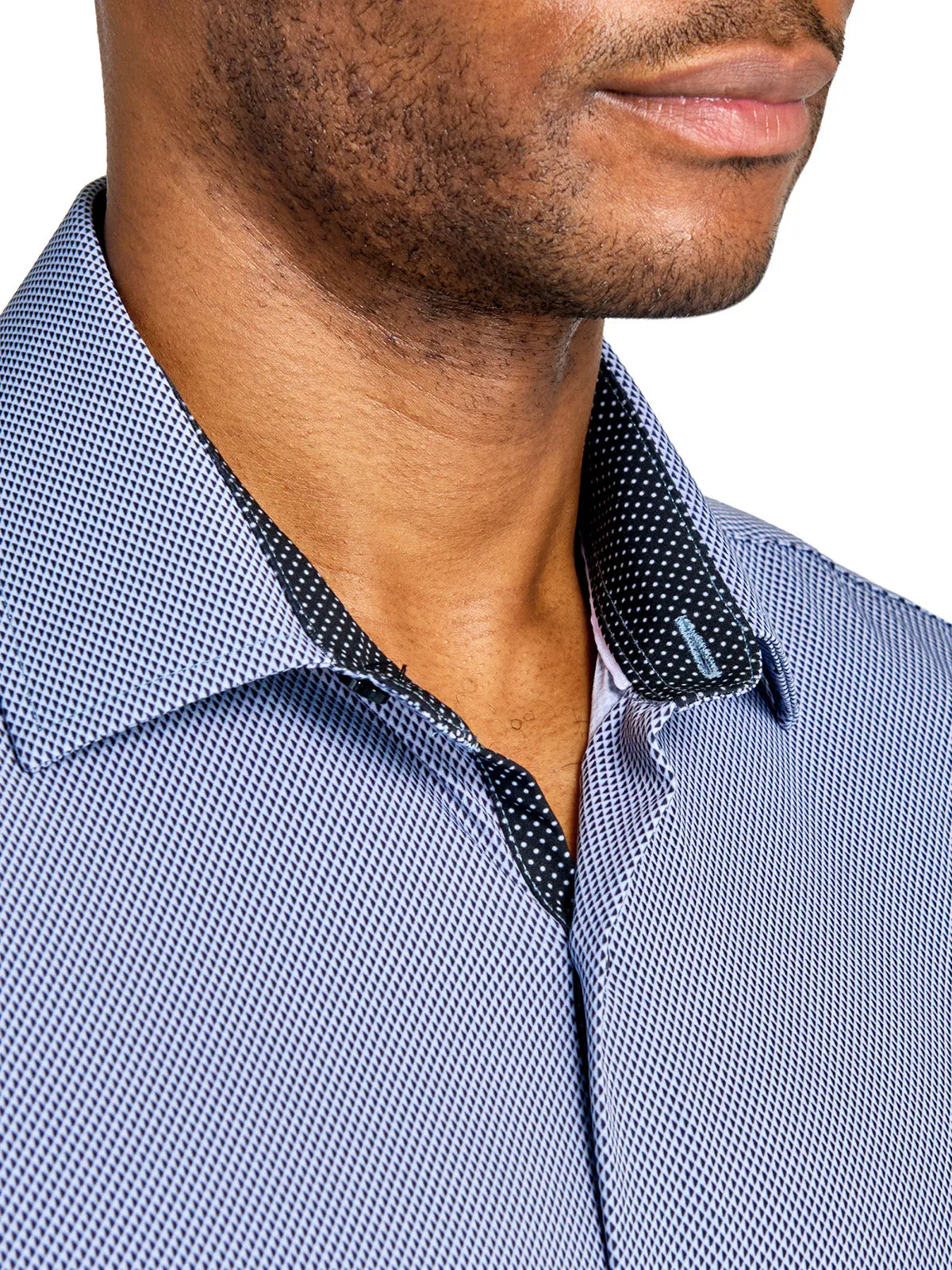 Micro Diamond Performance Dress Shirt