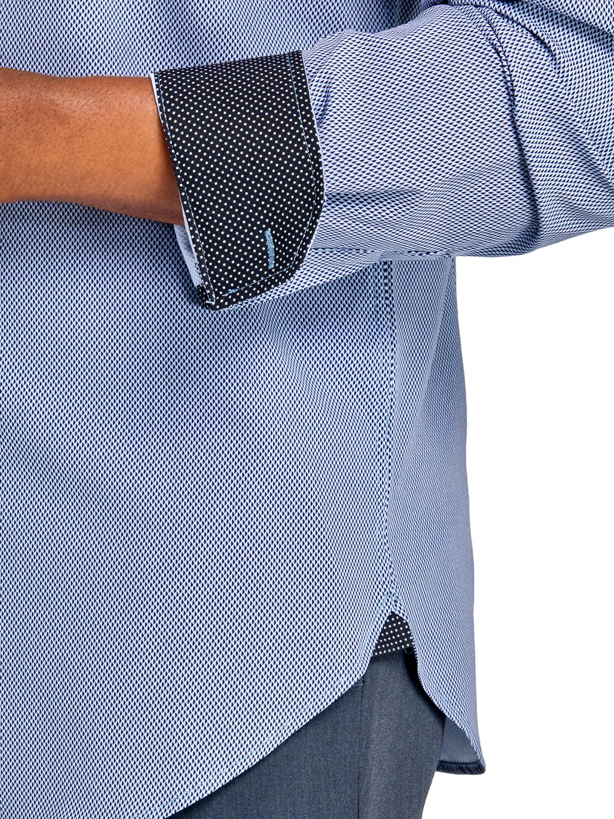 Micro Diamond Performance Dress Shirt