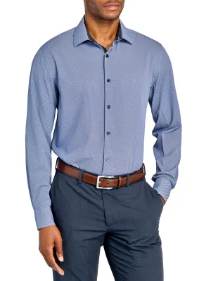 Micro Diamond Performance Dress Shirt