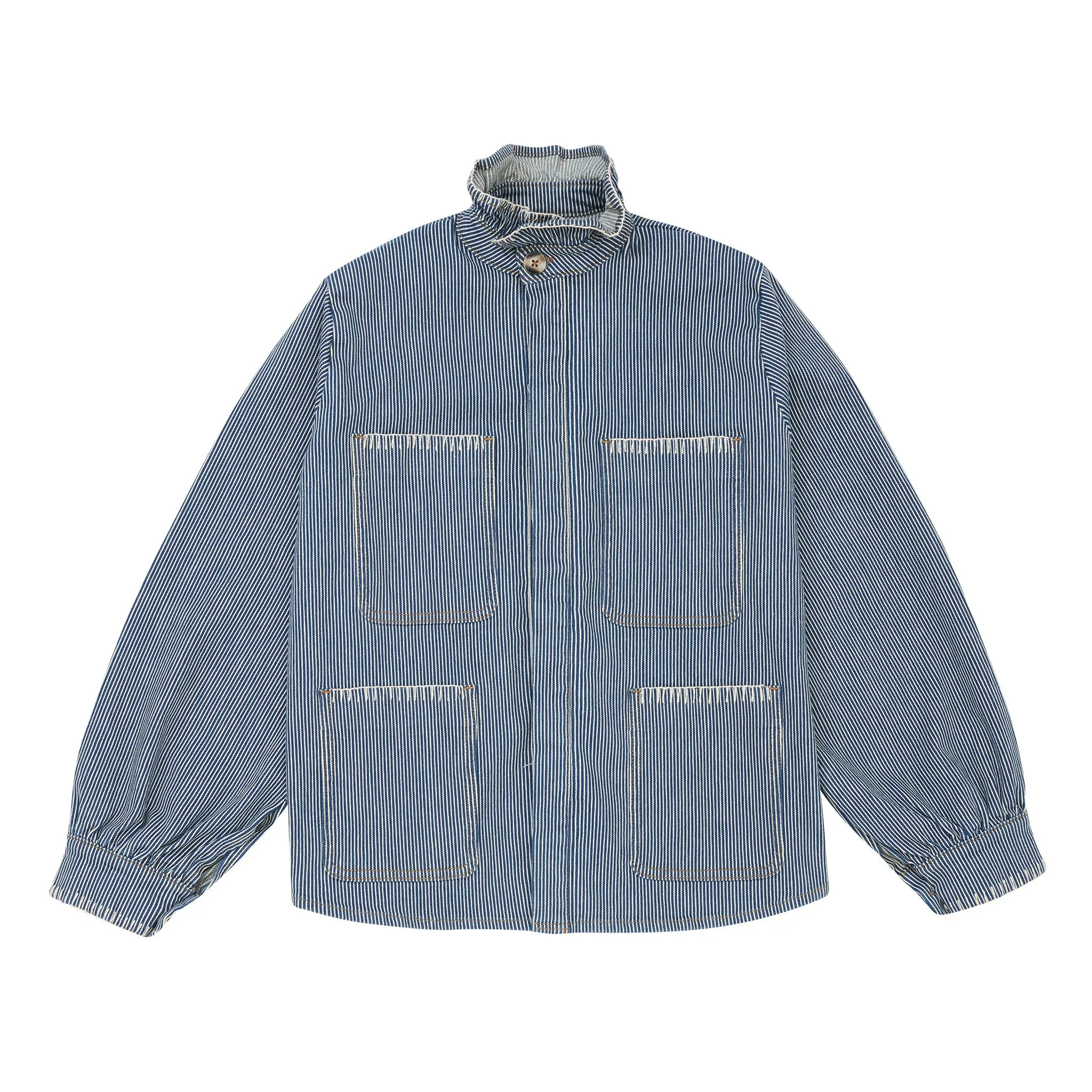 Pablo Jacket in Denim Stripe