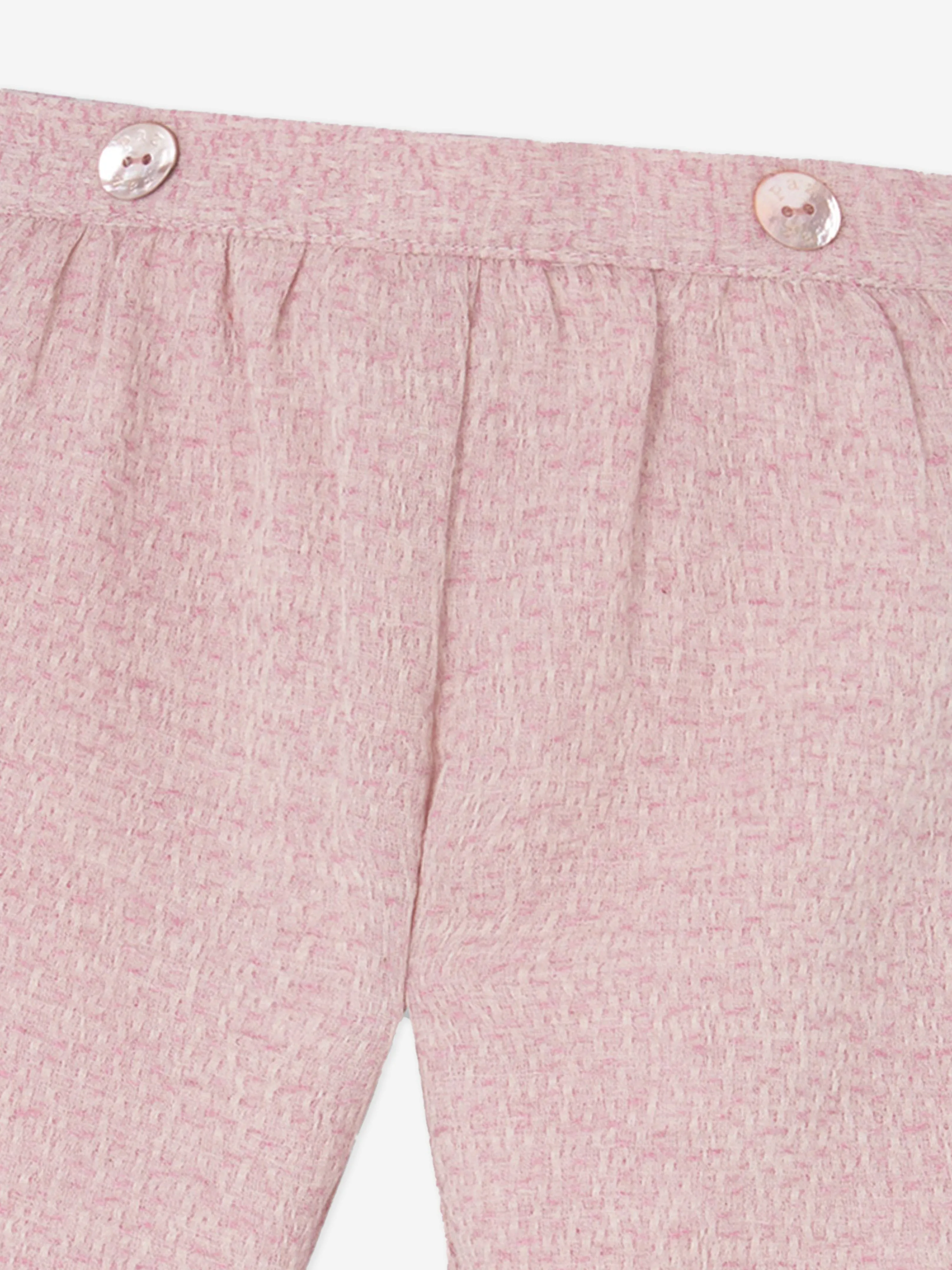 Paz Rodriguez Baby Girls Cotton Trousers in Pink