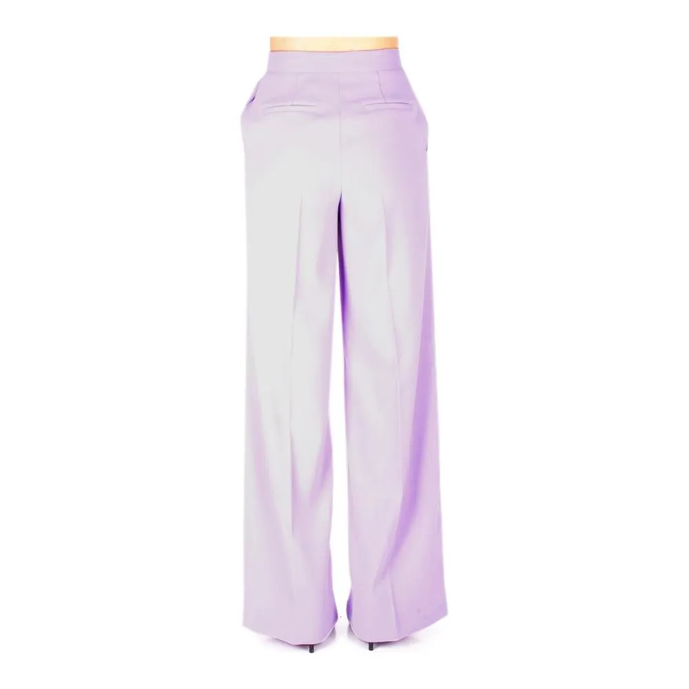 PINKO Elegant High-Waist Crepe Trousers