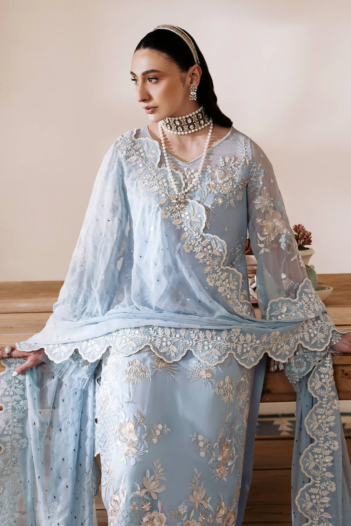 Serene Muse Luxury Chiffon Formals – S-1078 Glace