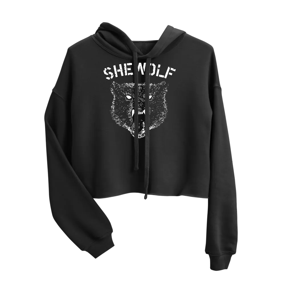 Shewolf Crop Hoodie