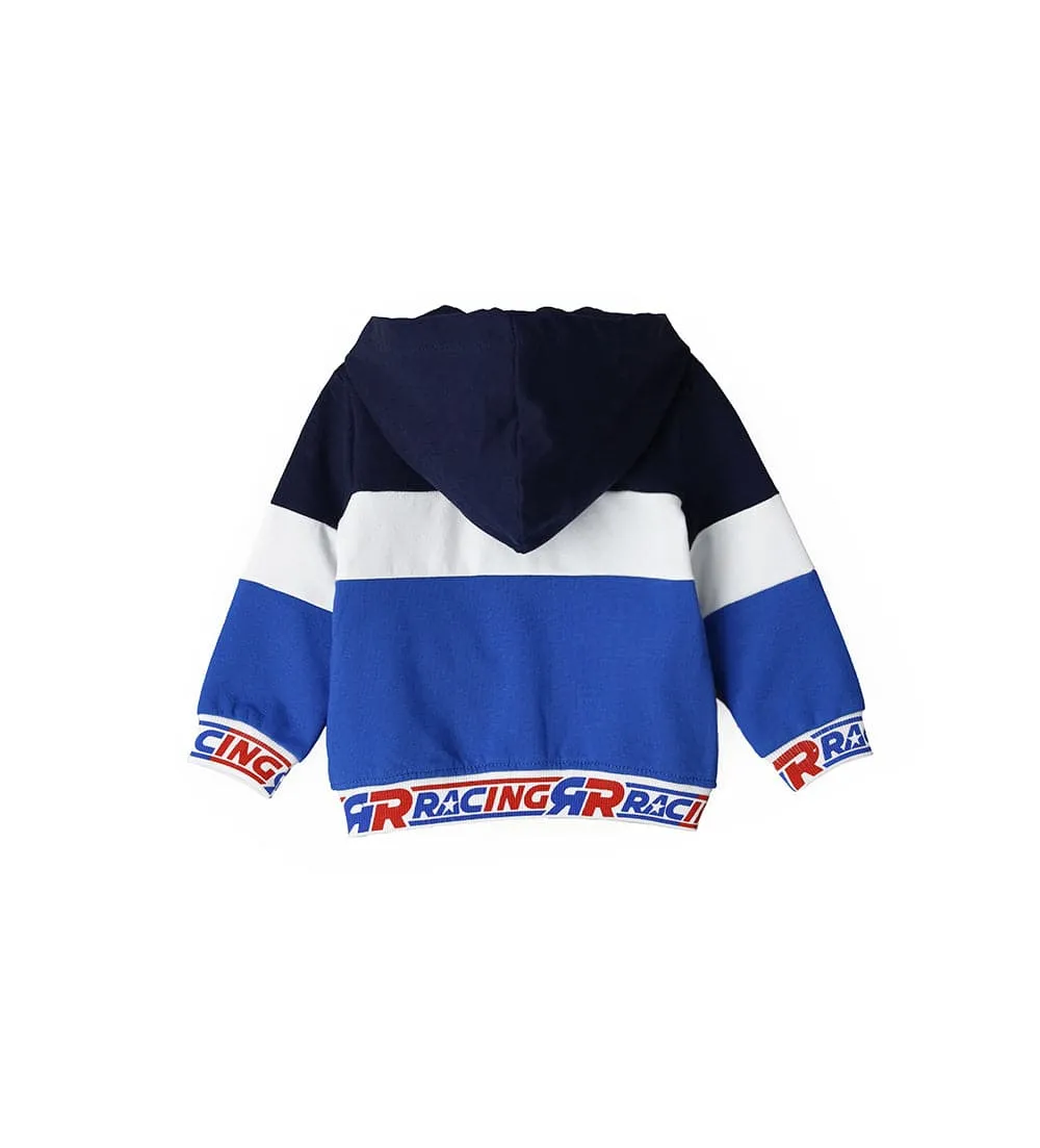 STAR RACER 100% COTTON ZIPPER HOODIE