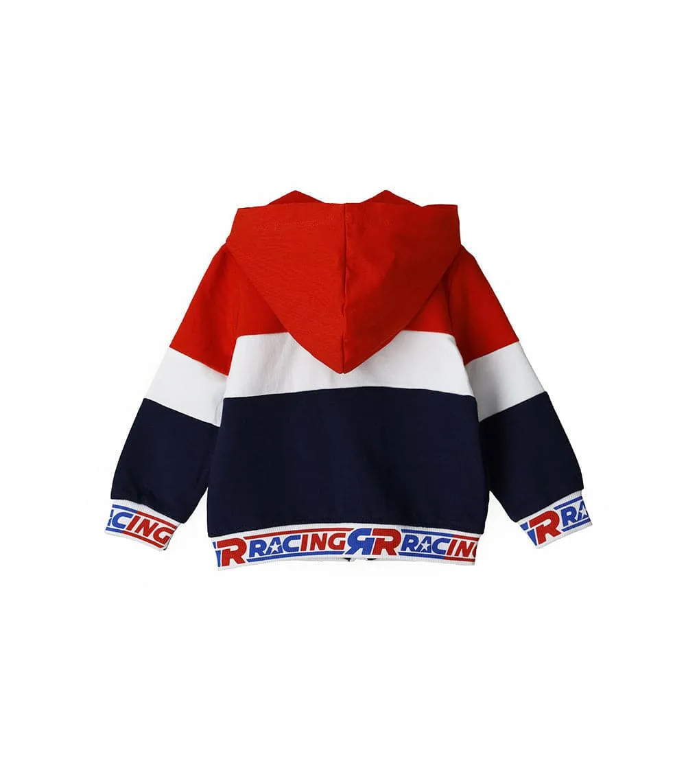 STAR RACER 100% COTTON ZIPPER HOODIE