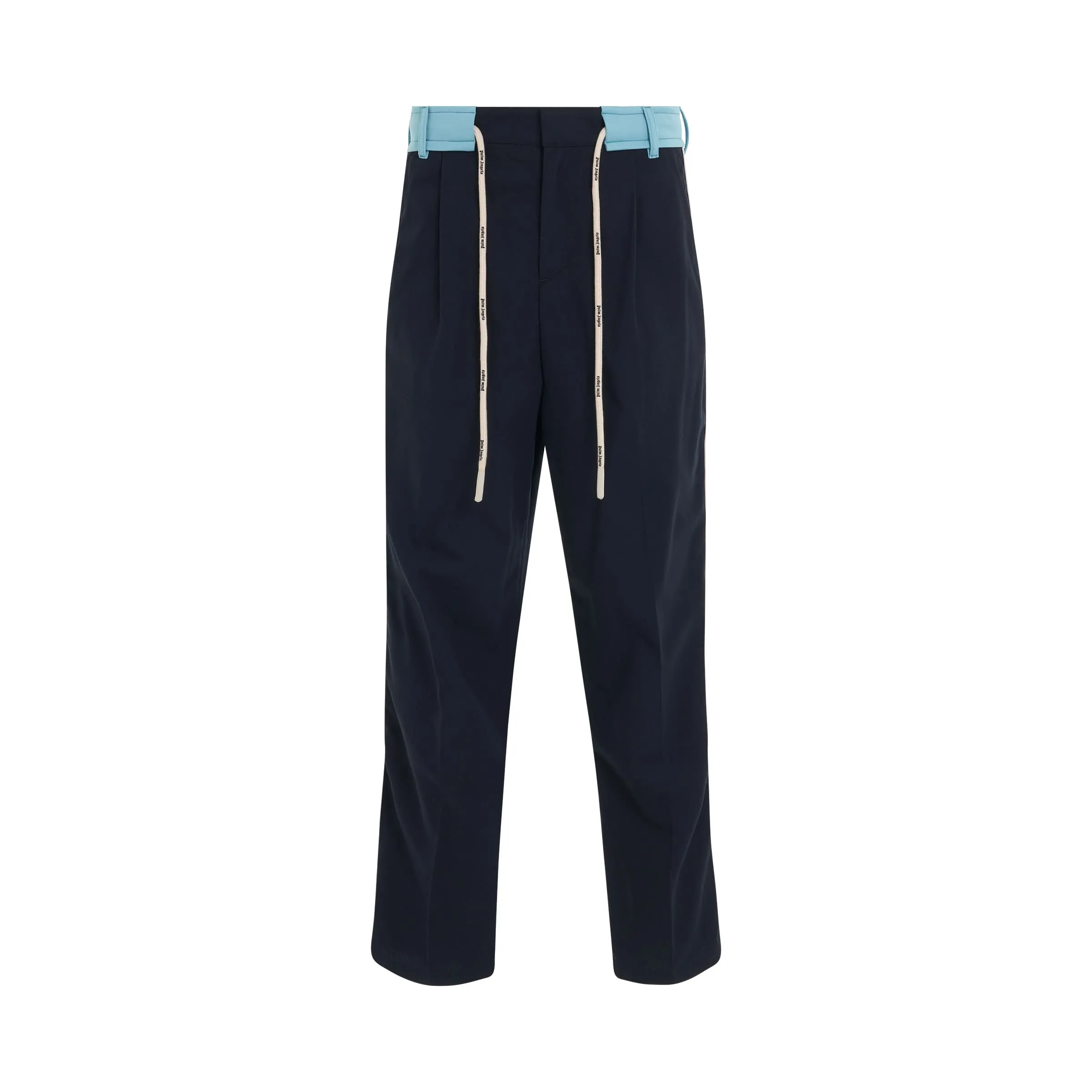 Track Belt Pants in Blue/Light