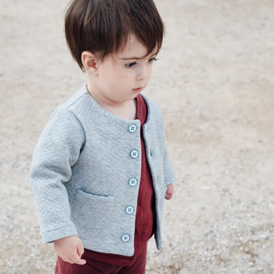 Vega Cardigan - Baby - Sewing Pattern | Ikatee