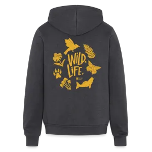 'wild. life.' unisex zip hoodie