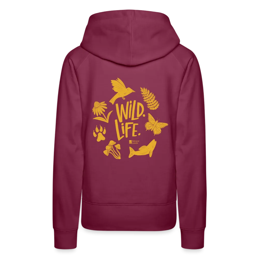 'wild. life.' women’s hoodie