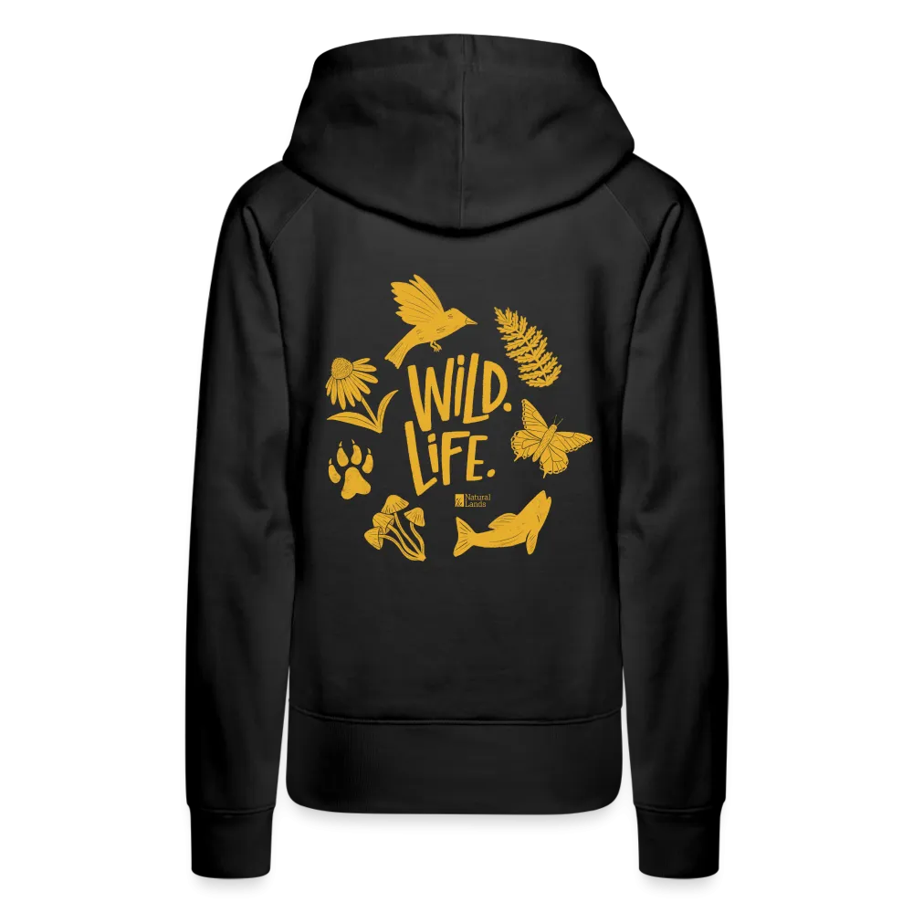 'wild. life.' women’s hoodie