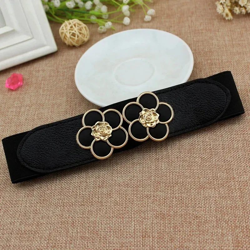 Women Skinny Belt for Dresses Ladies Fashion Elastic Belts Waist Band Cinch Waistband Suitable for The Waist of 68cm To 100cm